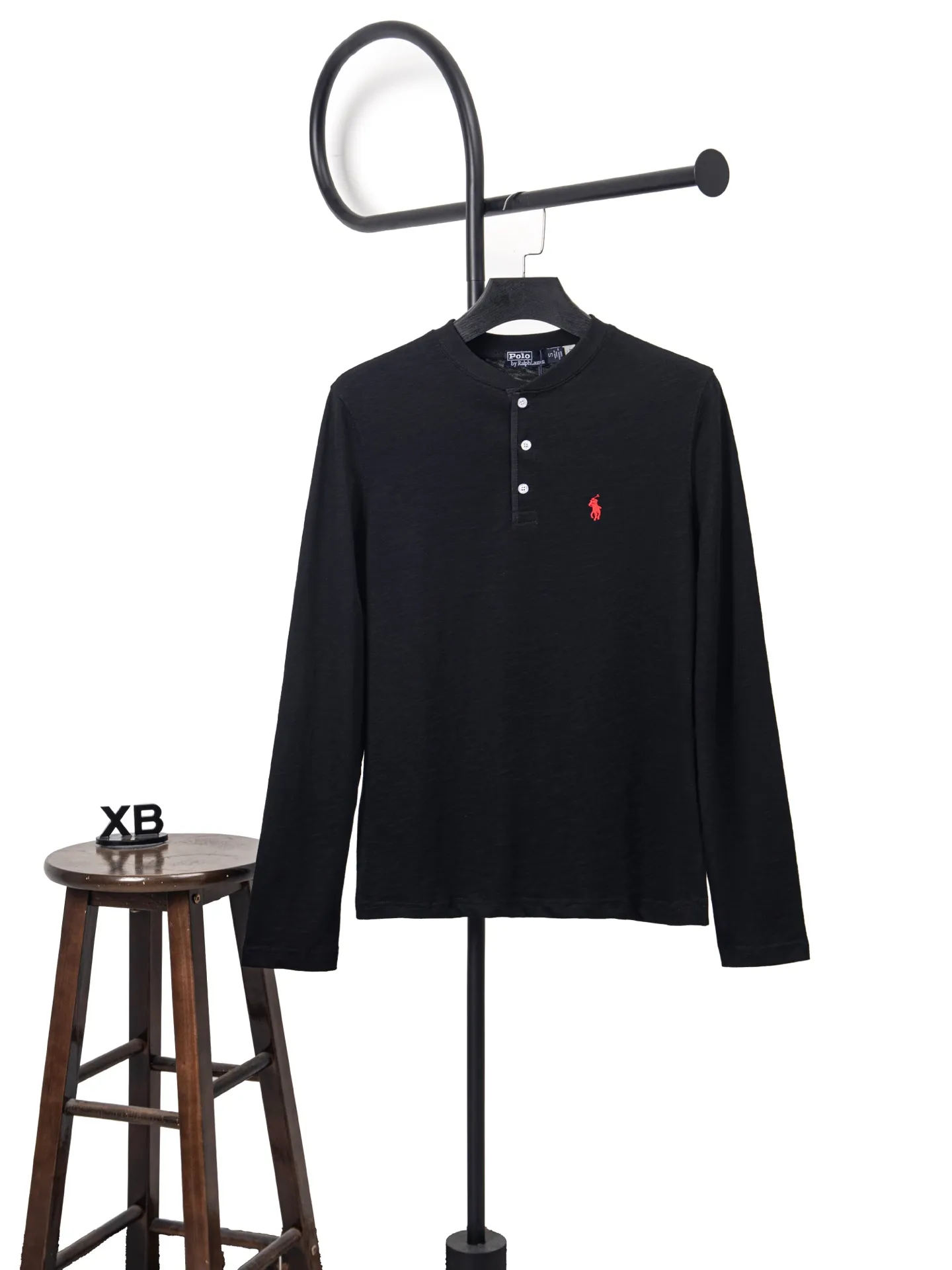 X (Black White ） Ralph Lauren T Same Style 32 Breathable 1x 1 oversize 1:1 Premium :Black White Size:S-XL